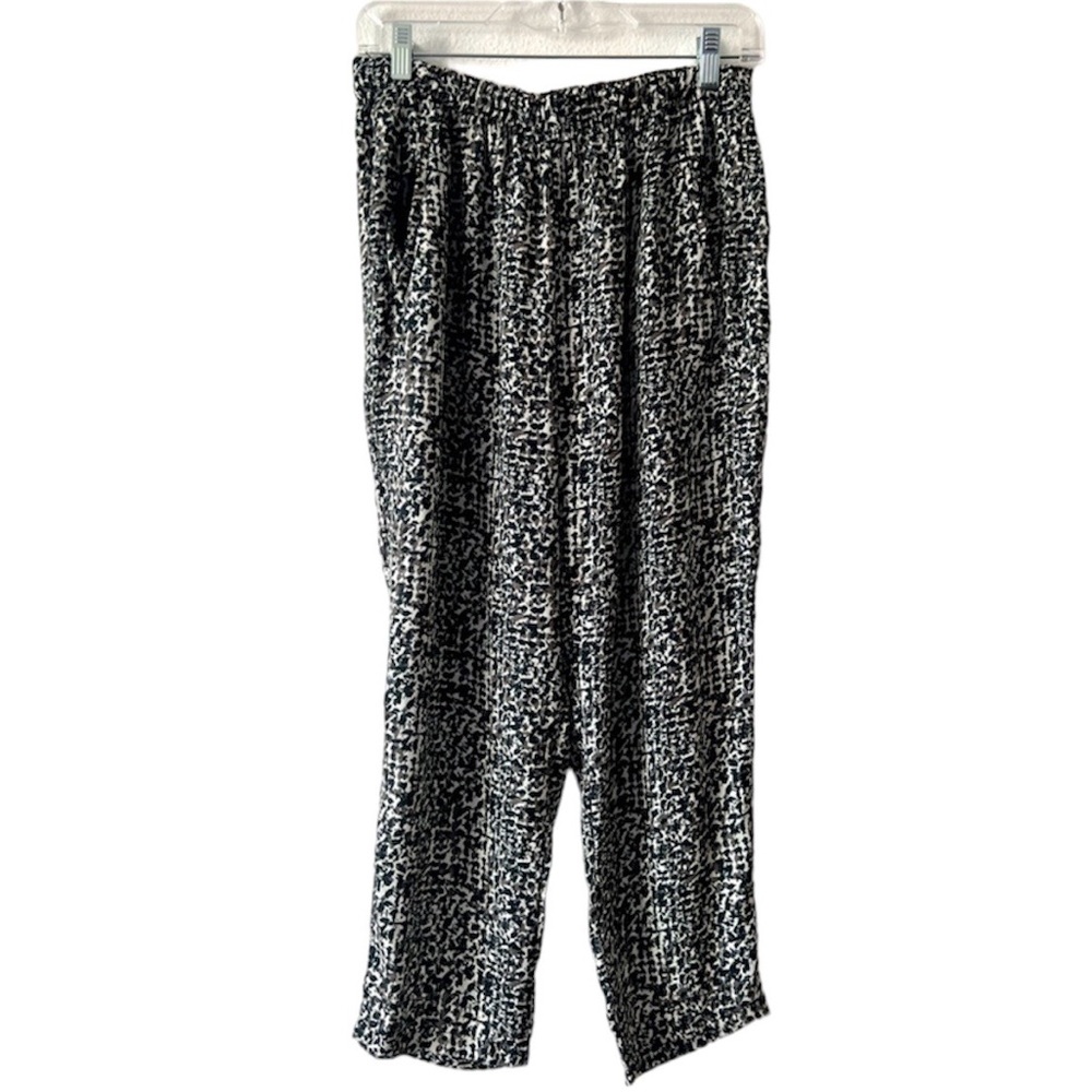Zara Basic Animal Print Dot Jogger Pants - Picture 1 of 6